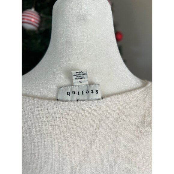 STELLAH Gently Used embroidered bohemian spanish style long blouse SMALL - Picture 4 of 5